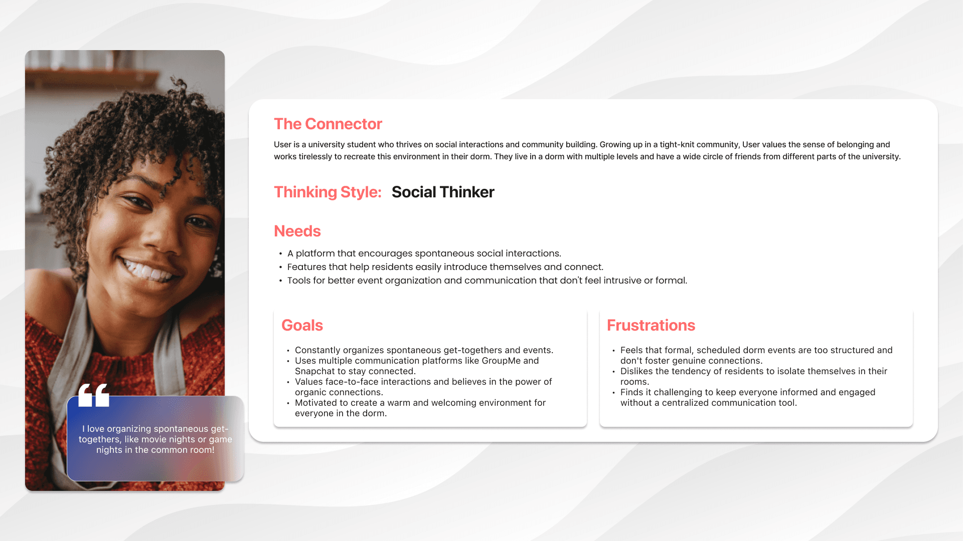 The Connector Persona